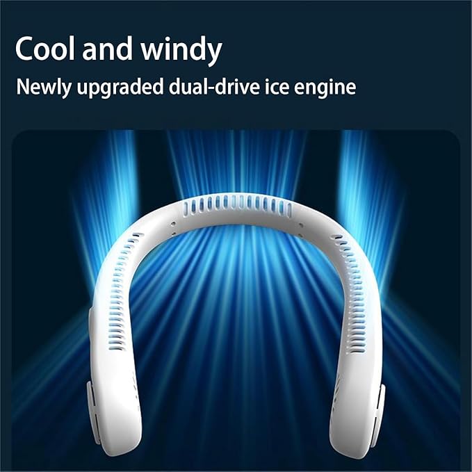 Rechargeable Neck Fan Stay Cool Anytime, Anywhere – With the Bladeless Neck Fan