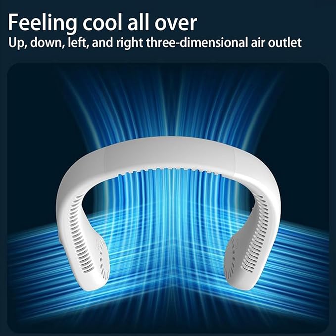 Rechargeable Neck Fan Stay Cool Anytime, Anywhere – With the Bladeless Neck Fan