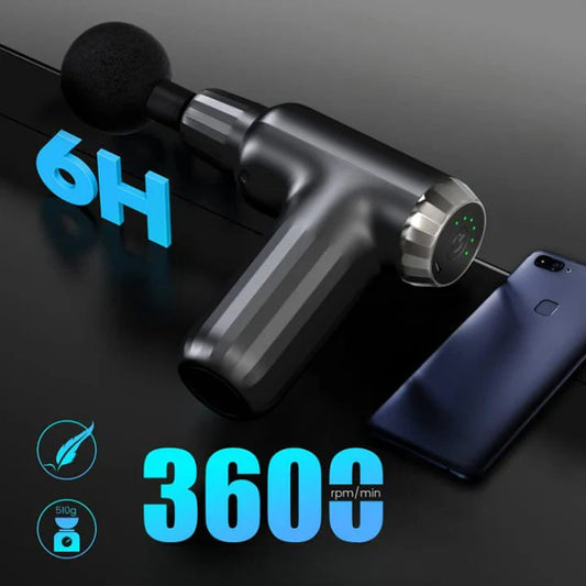 💪 Muscle Massage Gun FH-820 – Deep Tissue Relief Anytime, Anywhere