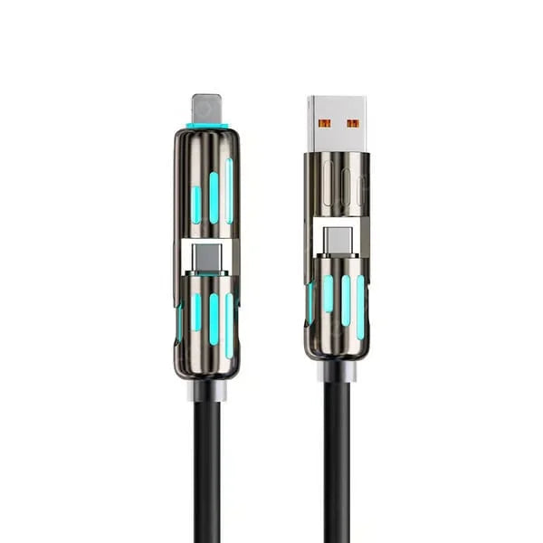 4-in-1 Multi USB Charging Cable – One Cable, All Devices