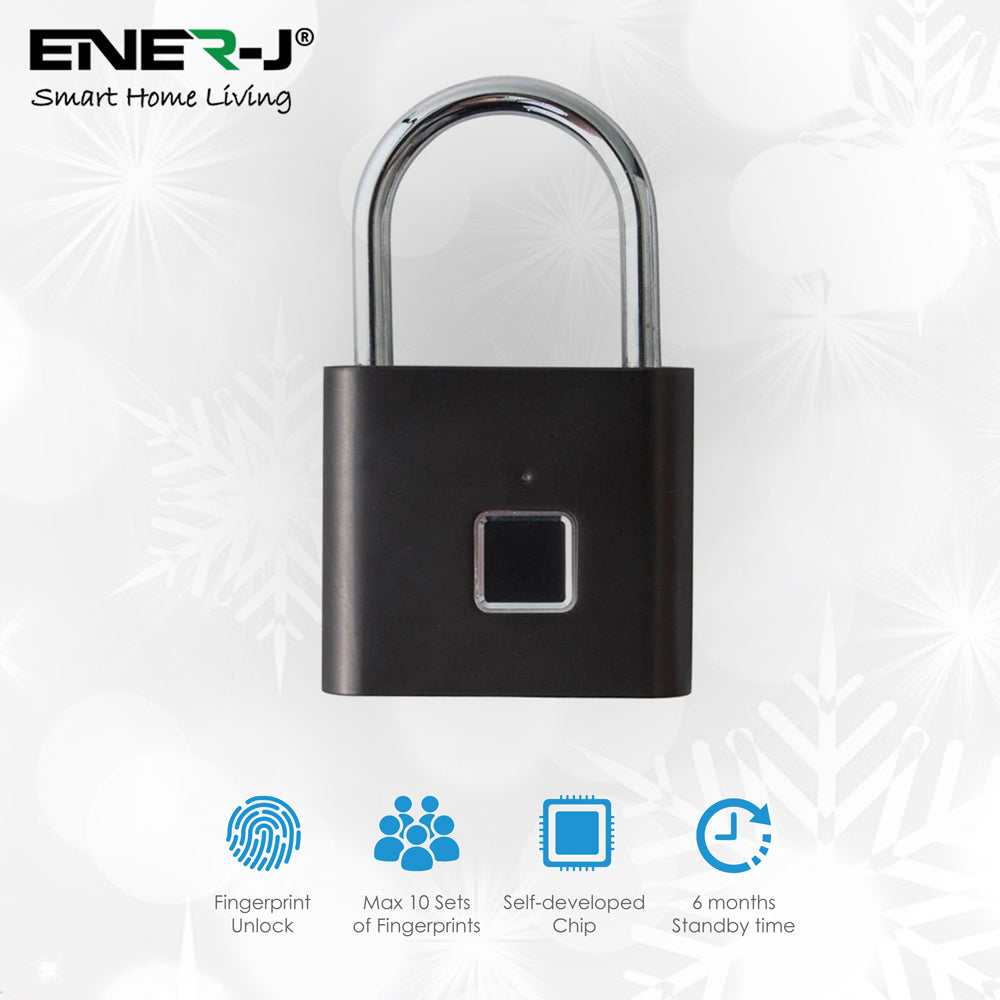 🔐 Golden Fox – Smart Fingerprint Padlock