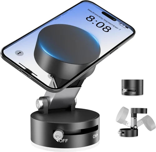 🔩 Strong Magnetic Rotation Car Phone Holder – Ultimate Grip & Flexibility on the Go! 🚗📱