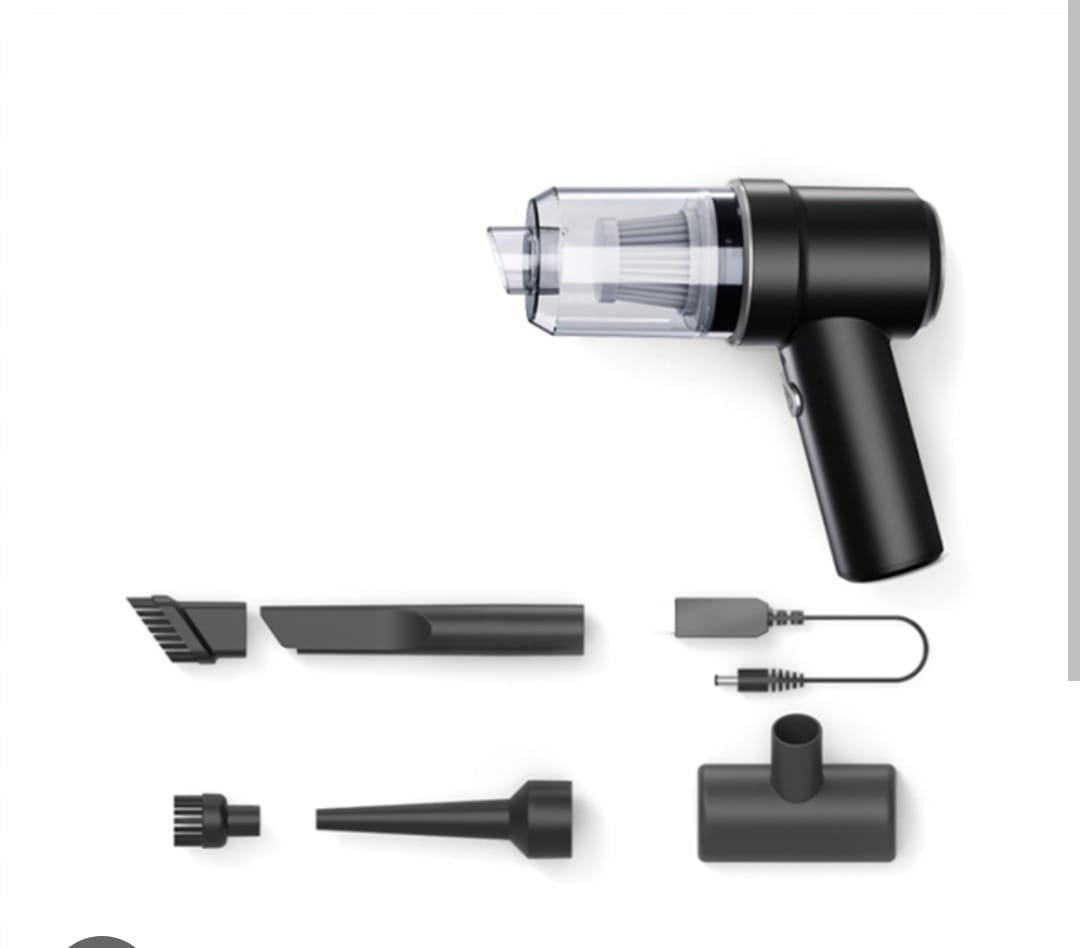 TurboClean Pro – Wireless Car Vacuum Cleaner