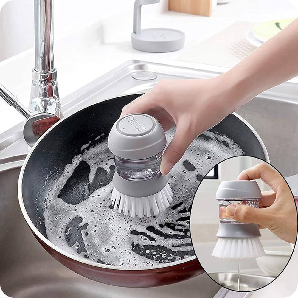 🧼 Automatic Liquid Adding Cleaning Brush – Smart, Efficient, and Mess-Free!
