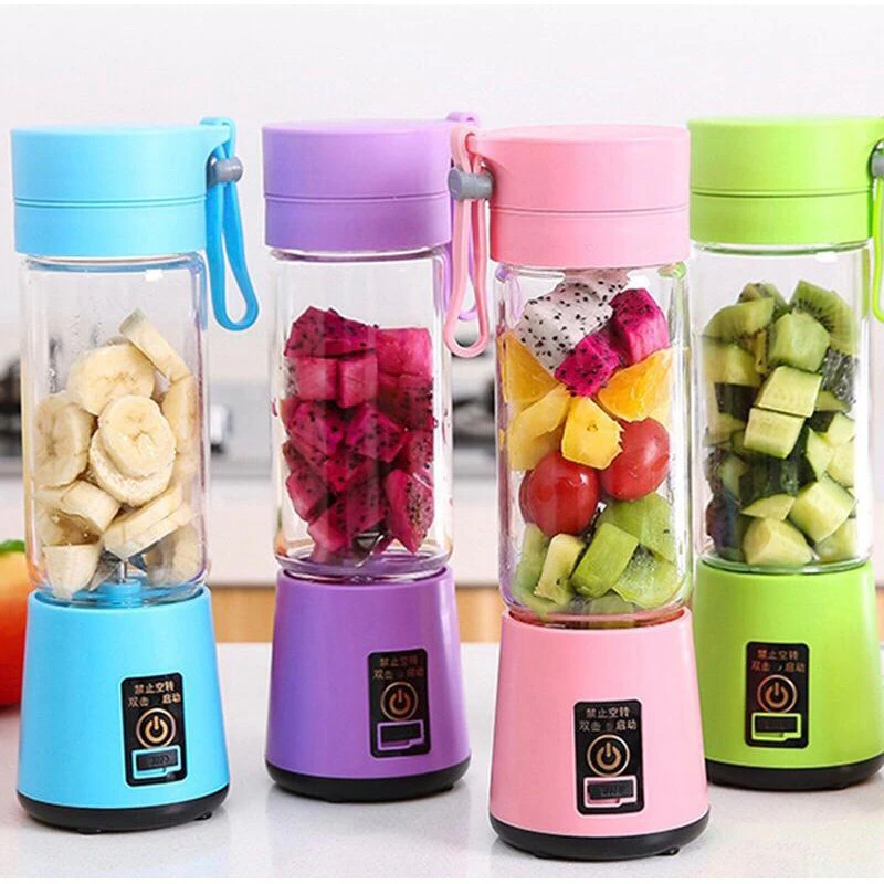 🔋 Portable Juicer Blender – Fresh Juice Anytime, Anywhere! 🍓🍍🍊