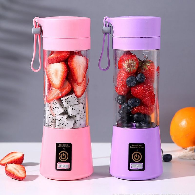 🔋 Portable Juicer Blender – Fresh Juice Anytime, Anywhere! 🍓🍍🍊