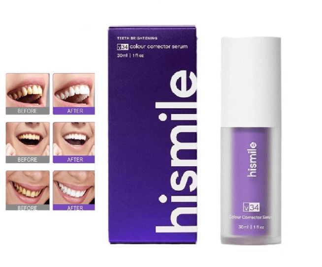 🦷 Hismile V34 Teeth Brightening Serum – Instantly Brighten Your Smile