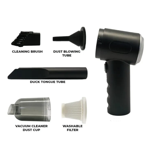 TurboClean Pro – Wireless Car Vacuum Cleaner