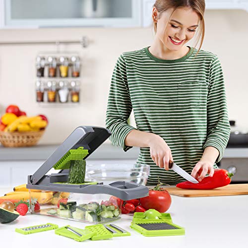 🥗 Ultimate 8-in-1 Vegetable Cutter, Chopper & Slicer – Fast, Easy & Safe Prep