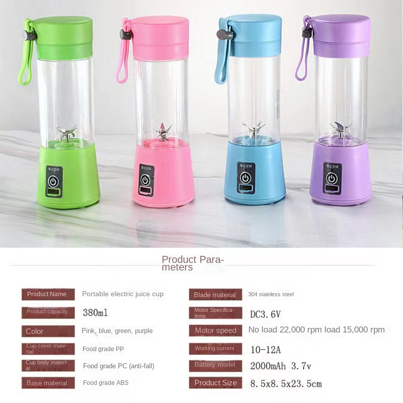 🔋 Portable Juicer Blender – Fresh Juice Anytime, Anywhere! 🍓🍍🍊