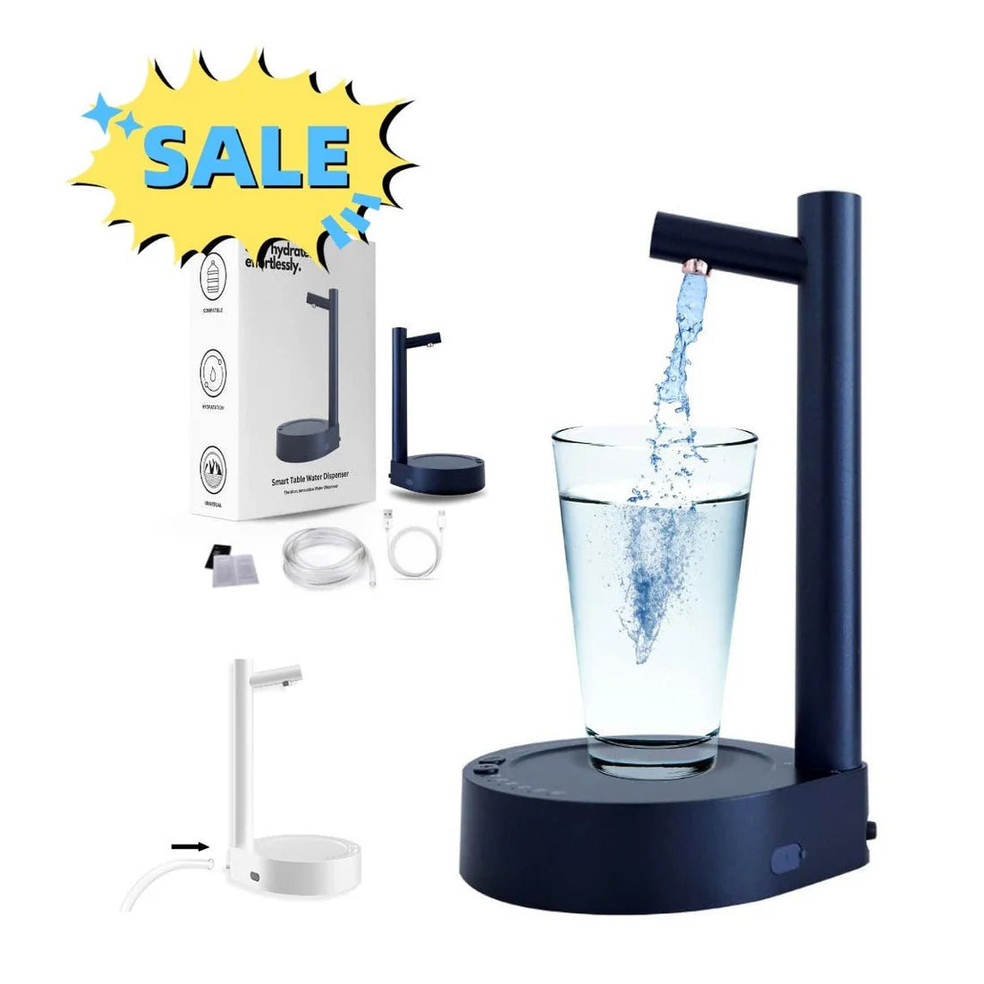 Automatic Electric Water Dispenser – USB Rechargeable
