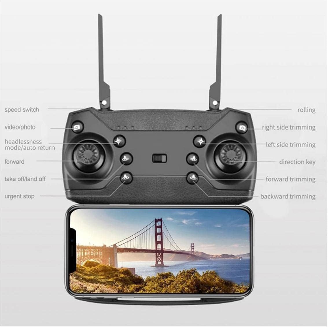 E88Pro 4K Dual Camera Foldable RC Drone – Pro-Level Aerial Views, Made Easy