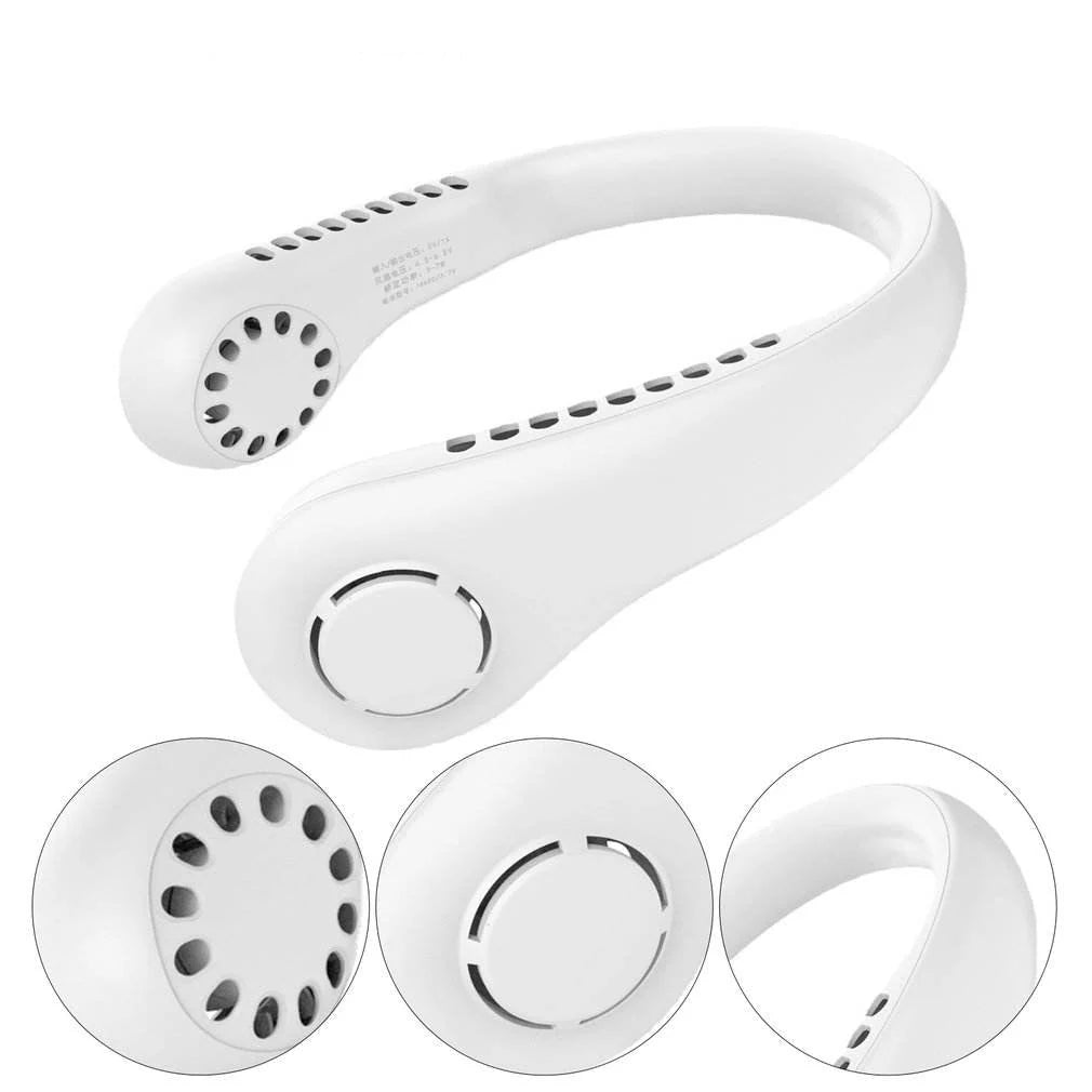 Rechargeable Neck Fan Stay Cool Anytime, Anywhere – With the Bladeless Neck Fan