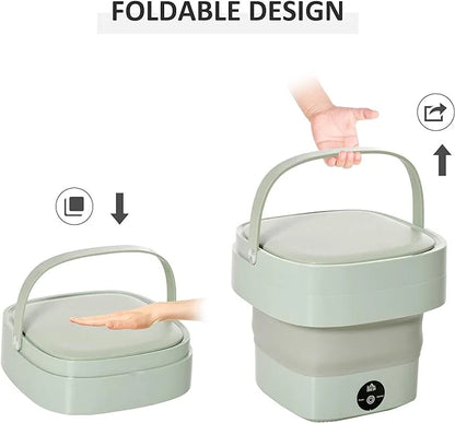 Portable Foldable Mini Washing Machine – Compact, Lightweight & Efficient