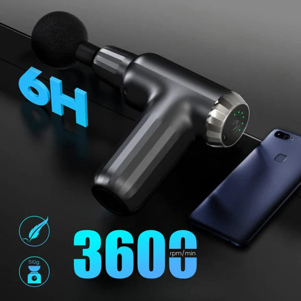 💪 Muscle Massage Gun FH-820 – Deep Tissue Relief Anytime, Anywhere