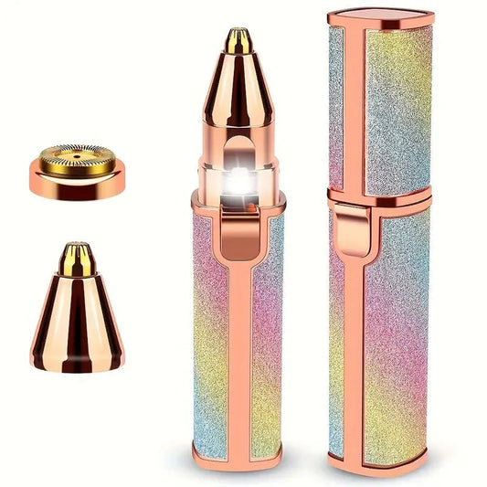 🌸 2-in-1 Eyebrow & Facial Hair Remover – Gentle, Fast & Effective