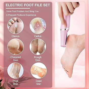 Electric Pedicure Foot File – Smooth, Salon-Quality Feet at Home 👣