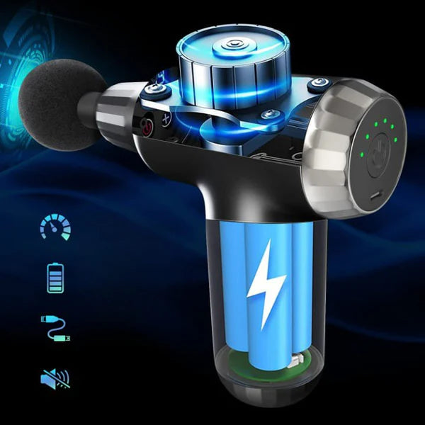 💪 Muscle Massage Gun FH-820 – Deep Tissue Relief Anytime, Anywhere