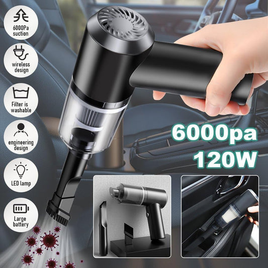 3 in 1 Handheld Vacuum Cleaner – Powerful, Portable & Multi-Functional Cleaning