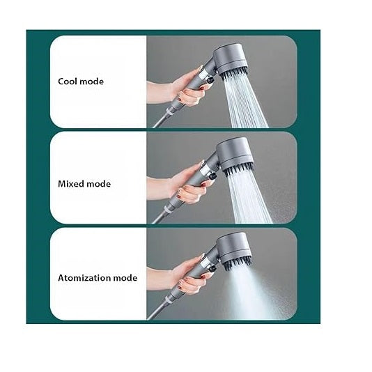 🚿 3 Modes High-Pressure Shower Head – Spa Experience at Home