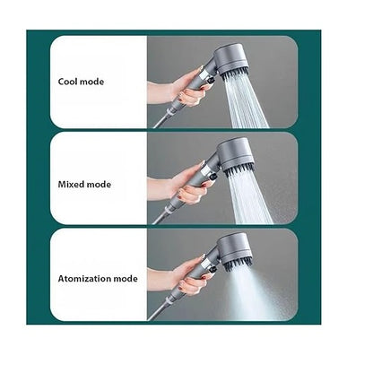 🚿 3 Modes High-Pressure Shower Head – Spa Experience at Home