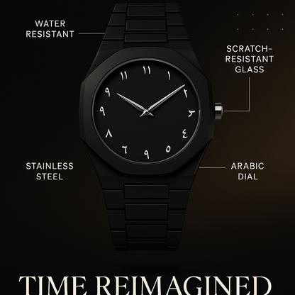 Elegant Arabic Numeral Watch – Classic Design Meets Modern Sophistication