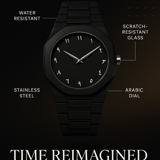 Elegant Arabic Numeral Watch – Classic Design Meets Modern Sophistication