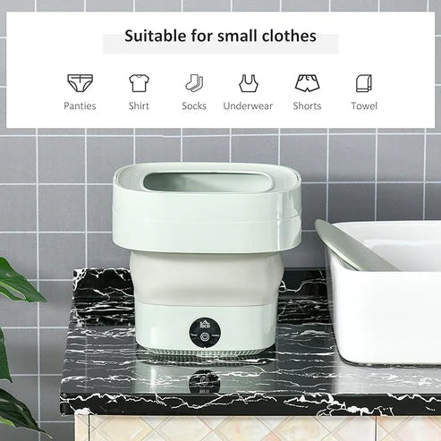 Portable Foldable Mini Washing Machine – Compact, Lightweight & Efficient