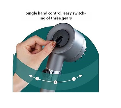 🚿 3 Modes High-Pressure Shower Head – Spa Experience at Home