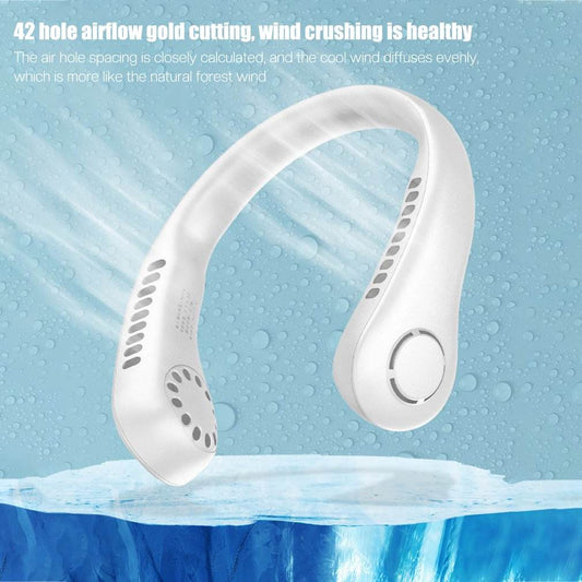 Rechargeable Neck Fan Stay Cool Anytime, Anywhere – With the Bladeless Neck Fan