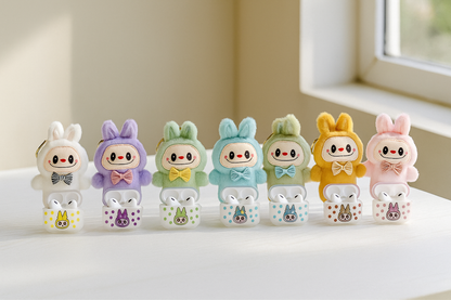 🎧 Labubu – Wireless Earbuds with Plush Keychain Set
