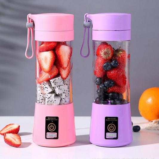🔋 Portable Juicer Blender – Fresh Juice Anytime, Anywhere! 🍓🍍🍊