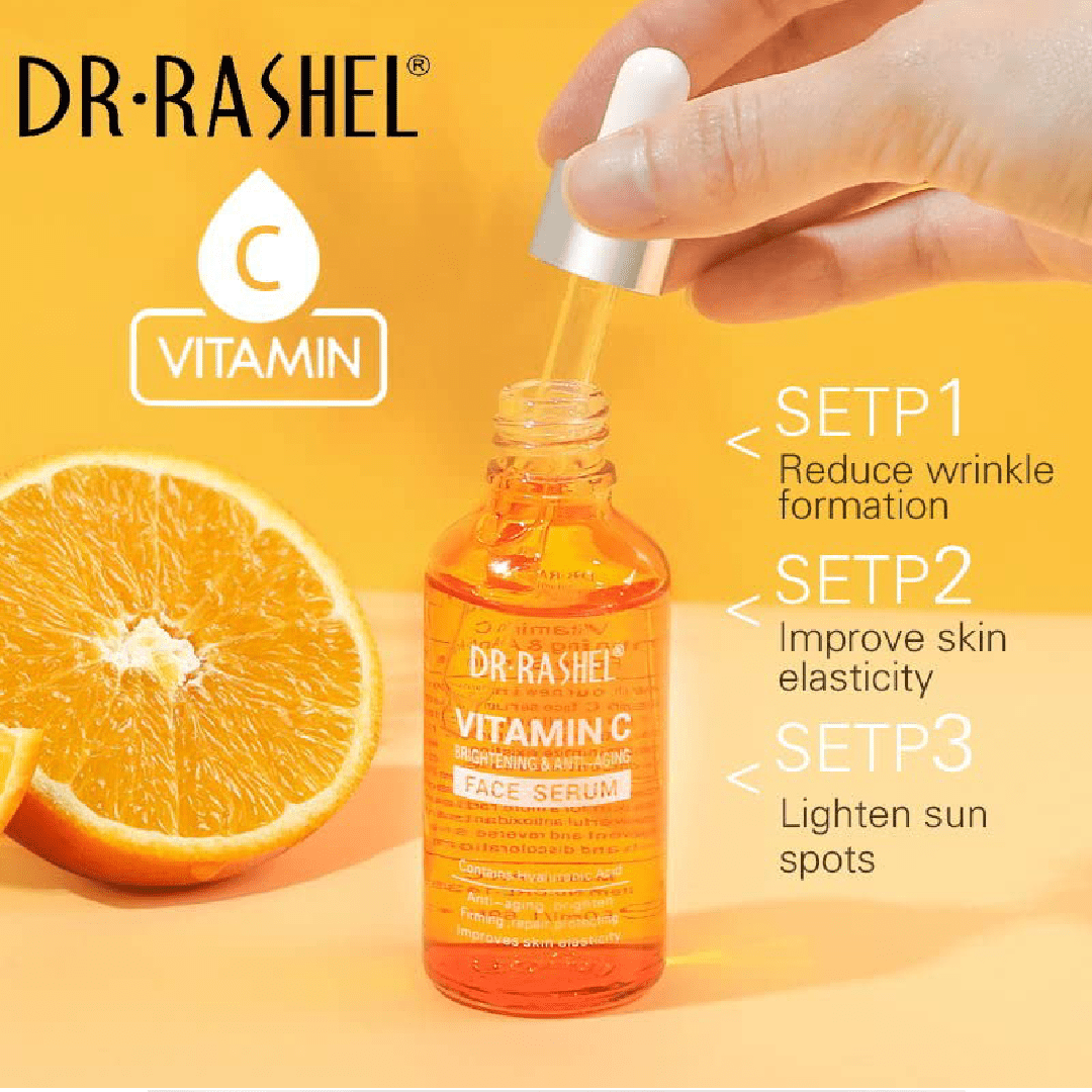 🌟 Dr Rashel Vitamin C Face Serum – Brighten, Hydrate & Glow Naturally