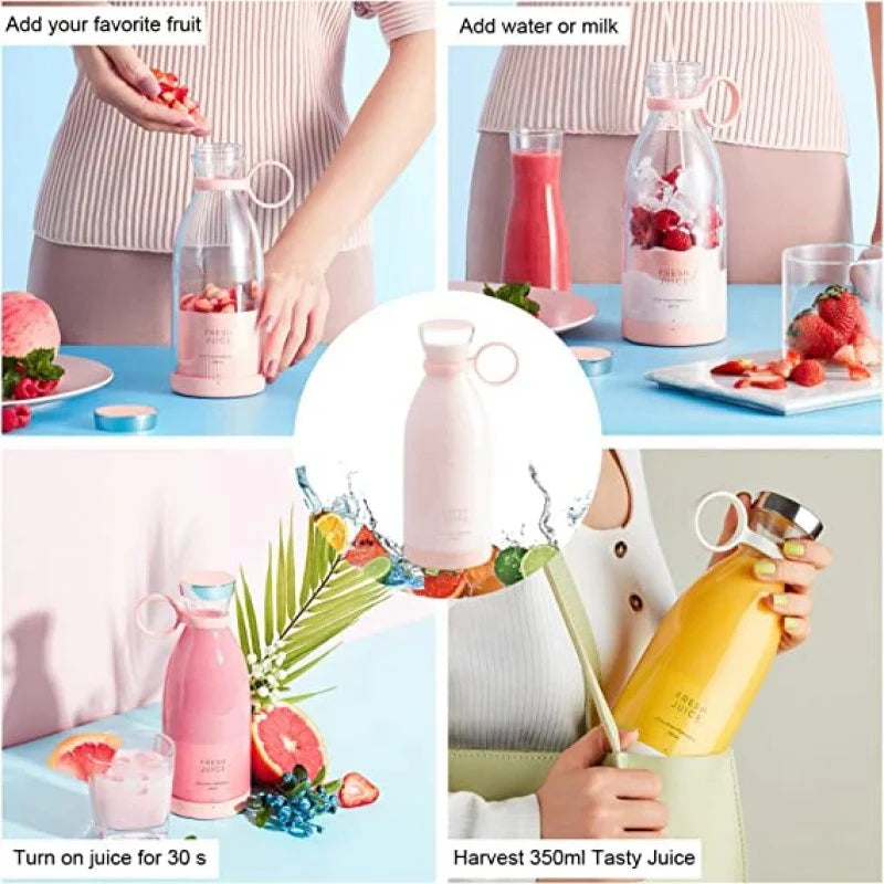 🥤 Portable Juicer Bottle – Fresh Juice Anytime, Anywhere