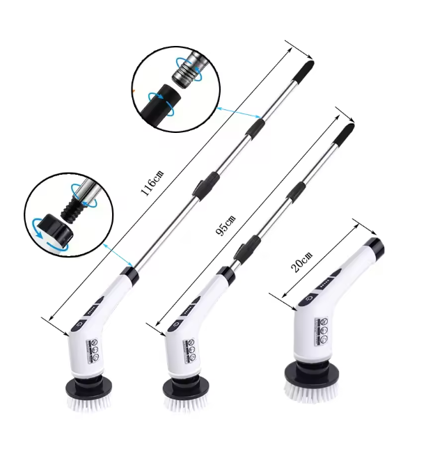 8 in 1  Electric Cleaning Brush – Powerful, Effortless & Versatile Cleaning 🧼