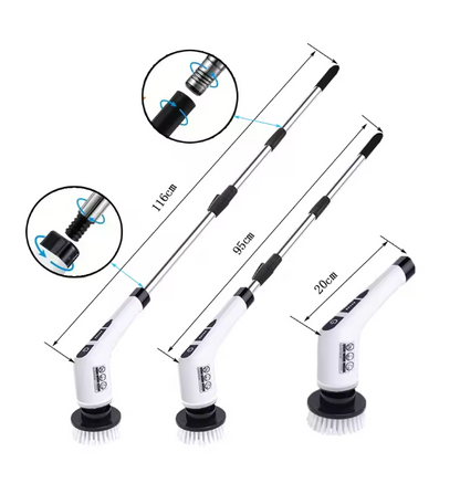 8 in 1  Electric Cleaning Brush – Powerful, Effortless & Versatile Cleaning 🧼