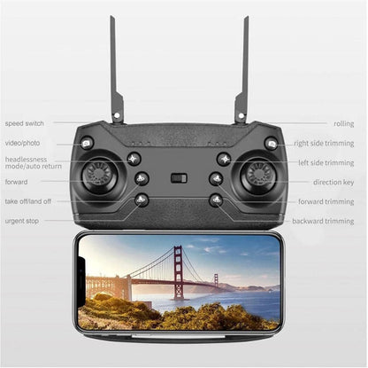 E88Pro 4K Dual Camera Foldable RC Drone – Pro-Level Aerial Views, Made Easy