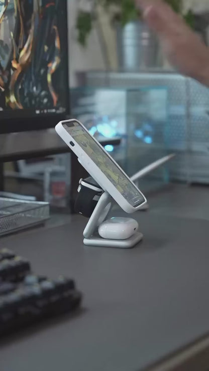 ⚡ 3-in-1 Wireless Charging Pad – Power Simplified