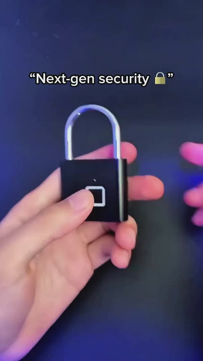 🔐 Golden Fox – Smart Fingerprint Padlock